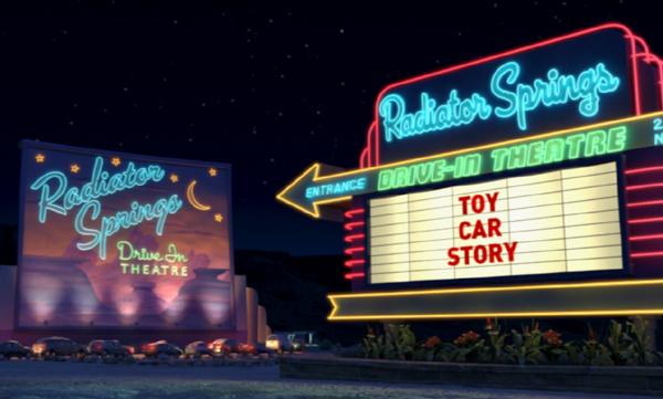 drive-in theater marquee